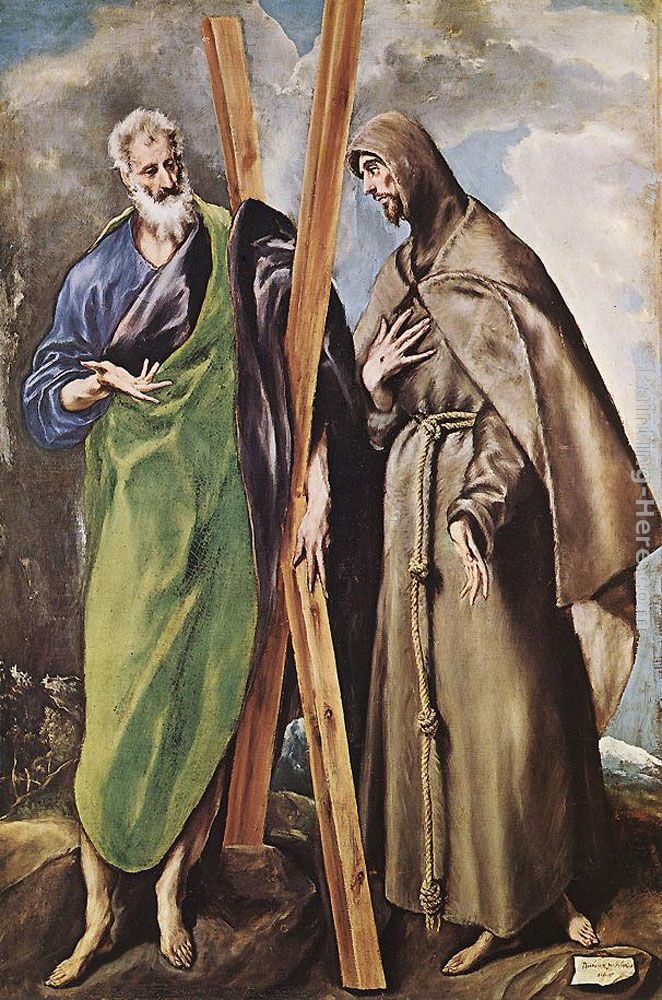 El Greco St Andrew and St Francis